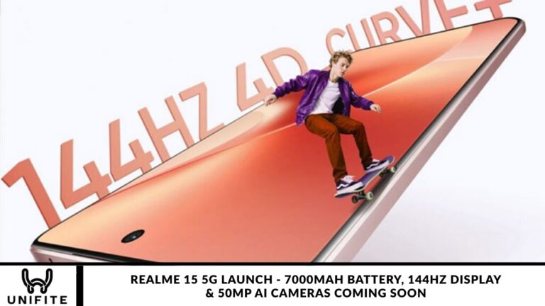 Realme 15 5G Launch – 7000mAh Battery, 144Hz Display & 50MP AI Cameras Coming Soon Realme 15 5G Launch - 7000mAh Battery, 144Hz Display & 50MP AI Cameras Coming Soon